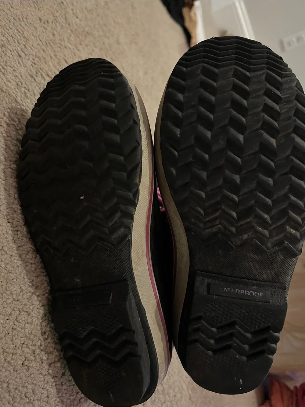 Sorel Girls Waterproof Winter Boots - Plum and Pink